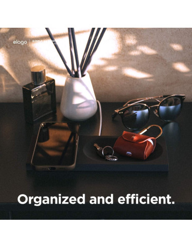 Bandeja de Carga Inalámbrica elago para iPhone y AirPods - Negro