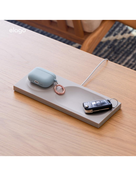 Bandeja de Carga Inalámbrica elago para iPhone y AirPods - Negro