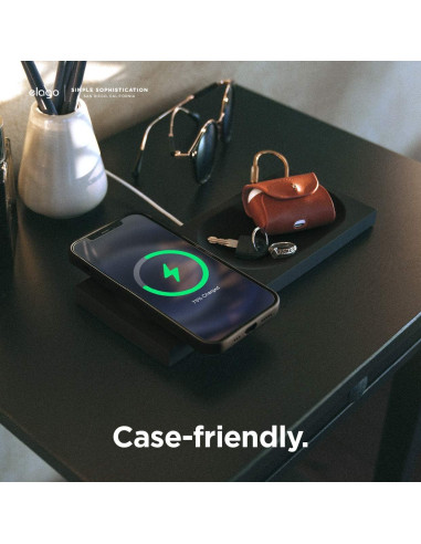 Bandeja de Carga Inalámbrica elago para iPhone y AirPods - Negro