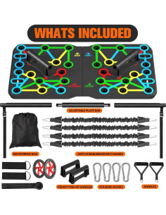 Tabla de Flexiones AERLANG Plegable 10 en 1 Verde Profesional 2