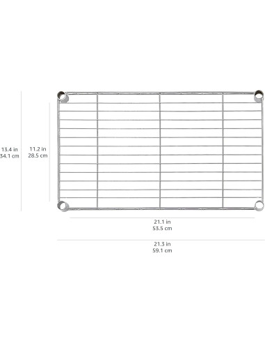 Estante Plegable para Secar Ropa Amazon Basics 106.2 cm Cromo