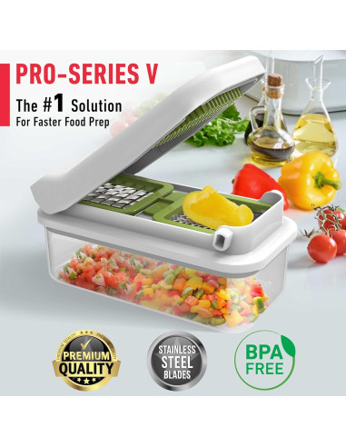 Cortador de Verduras Mueller Pro-Series V Blade 5 Cuchillas