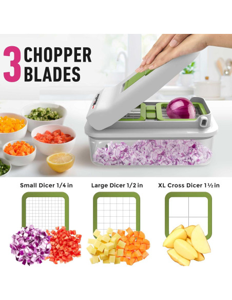 Cortador de Verduras Mueller Pro-Series V Blade 5 Cuchillas