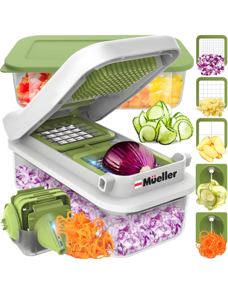 Cortador de Verduras Mueller Pro-Series V Blade 5 Cuchillas