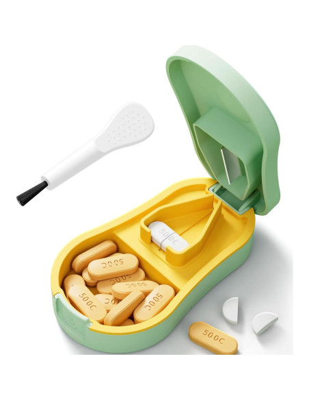 Cortador de Pastillas GAONLY Verde - Compacto y Portátil