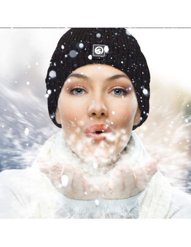 Gorro Térmico Calentado Sun Will Eléctrico Recargable Negro