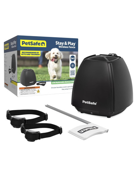 Cerca Inalámbrica PetSafe Stay & Play para 2 Perros - 3/4 Acres