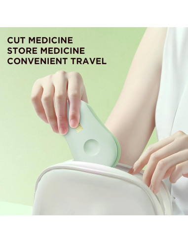 Cortador de Pastillas GAONLY Verde - Compacto y Portátil