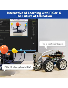 Kit Coche Robot AI PiCar-X SunFounder para Raspberry Pi 5/4/3B+ 2