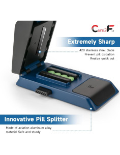 Cortador de Pastillas Care2fit con Cuchilla de Acero Inoxidable 2