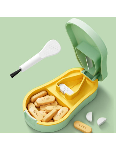 Cortador de Pastillas GAONLY Verde - Compacto y Portátil