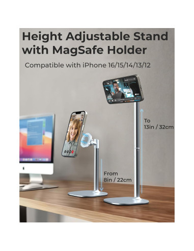 Soporte Magnético Cooper MagStand para iPhone Ajustable 32.99cm