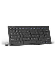 Teclado Inalámbrico TECKNET EKB005 Negro Compacto 12 Meses Batería