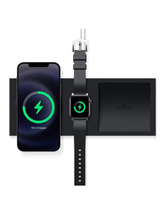 Bandeja de Carga Doble elago para iPhone y Apple Watch - Negro