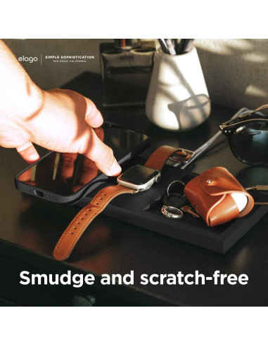 Bandeja de Carga Doble elago para iPhone y Apple Watch - Negro