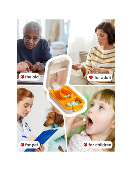 Cortador de Pastillas YSCY Blanco Naranja con Seguridad 2.03 cm