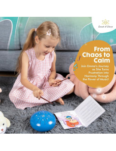 Tambor de Lengua de Acero Azul MCD-02 15.24 cm 8 Notas para Niños 2