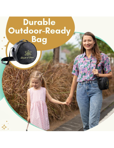 Tambor de Lengua de Acero Azul MCD-02 15.24 cm 8 Notas para Niños