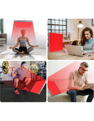 Lámpara de Luz Roja CLMTAS 45W Infrarroja 660nm 850nm