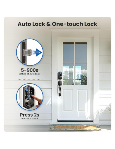 Cerradura Inteligente Veise VE07-H con Huella Dactilar y App