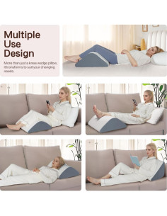 Cojín en Cuña para Rodillas Vomiliku 20.32 cm Alivio Dolor 2