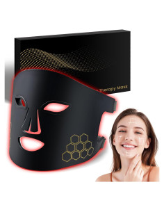 Máscara de Luz LED YOEYOU para Terapia Facial 4 Ondas 850nm