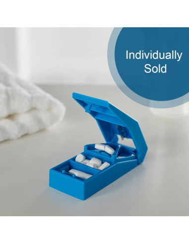 Cortador de Pastillas McKesson Azul con Almacenamiento Seguro