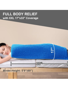 Almohadilla Térmica Extra Grande Boncare 43x83 cm 6 Niveles Calor 2