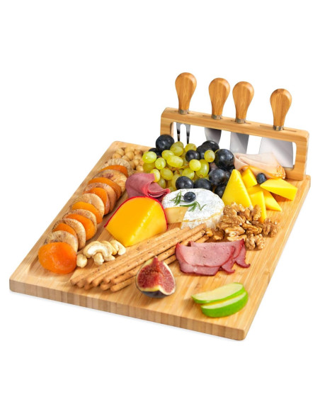 Tablero de Queso y Charcutería RoyalHouse de Bambú 28x36 cm
