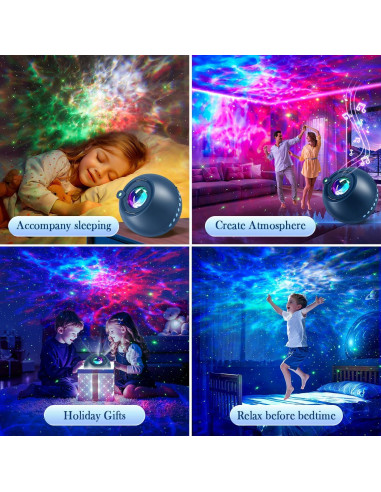 Proyector de Estrellas PIKOY 3.0 con Bluetooth y Ruido Blanco