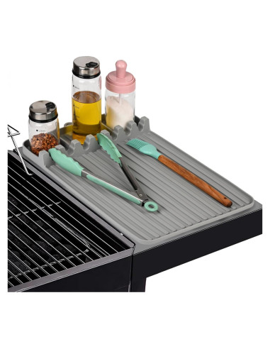 Alfombrilla de Silicona para Plancha Blackstone 39.6x16.8cm Gris