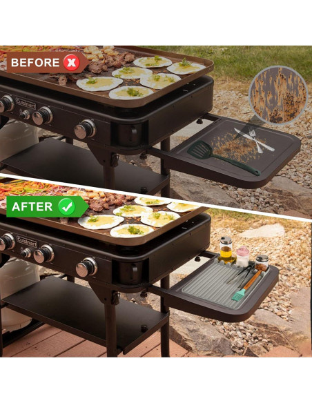 Alfombrilla de Silicona para Plancha Blackstone 39.6x16.8cm Gris