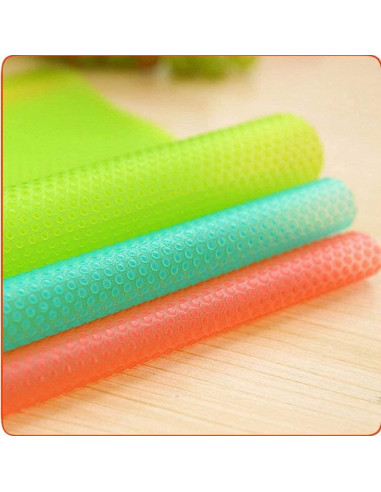 7 Alfombrillas para Refrigerador Aiosscd Lavables EVA Multicolor