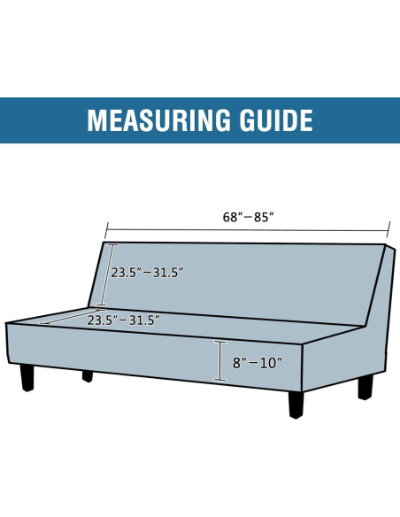 Funda de Futón H.VERSAILTEX Elástica Jacquard Negro 173-216 cm