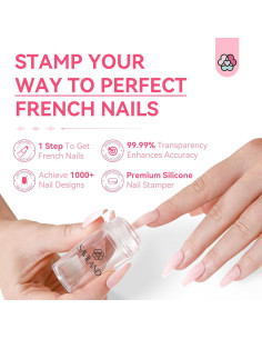 Kit de Sello de Uñas Saviland - 4 PZS, Gel Transparente 2