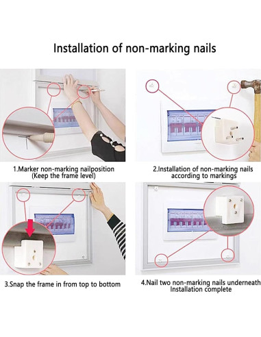 Cubierta Decorativa para Panel Eléctrico WOHNZA 40x60cm