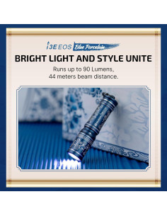 Linterna EDC OLIGHT i3E AAA 90 Lúmenes Mini Portátil Azul 2