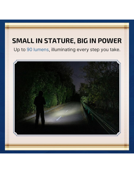 Linterna EDC OLIGHT i3E AAA 90 Lúmenes Mini Portátil Azul