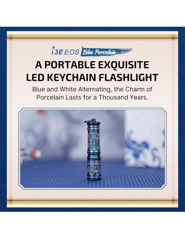 Linterna EDC OLIGHT i3E AAA 90 Lúmenes Mini Portátil Azul