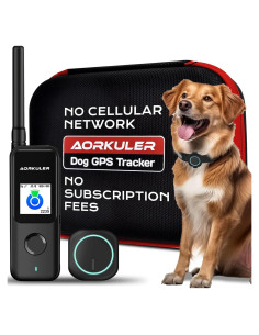 Rastreador GPS para perros Aorkuler 2024, IP67, 5.6 km