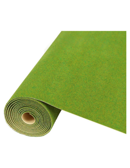 Alfombra de Césped Artificial EVEMODEL 40x200cm para Maquetas