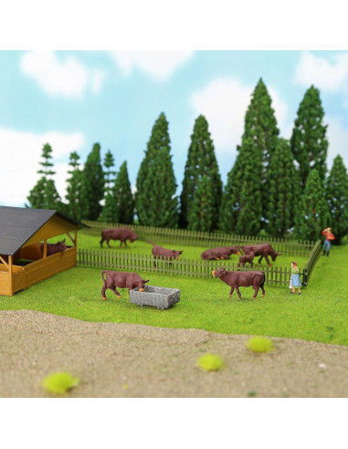 Alfombra de Césped Artificial EVEMODEL 40x200cm para Maquetas