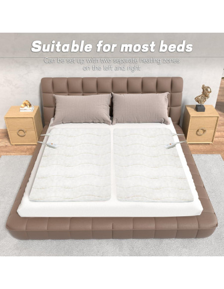 Almohadilla Térmica Templewet Mini Twin 79x140 cm 4 Calores