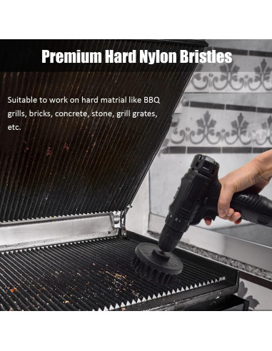 Juego de Accesorios de Cepillo de Taladro Tialero 7 Piezas