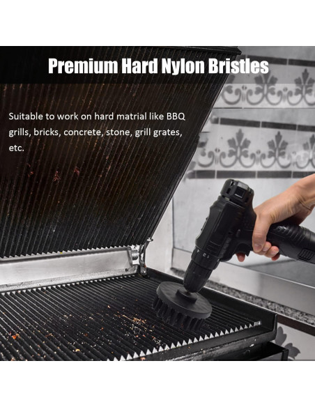 Juego de Accesorios de Cepillo de Taladro Tialero 7 Piezas