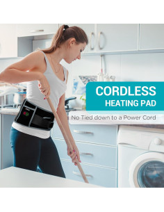 Almohadilla Térmica Inalámbrica Comfytemp con Masajeador 147 cm 2