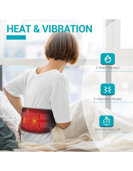 Almohadilla Térmica Inalámbrica Comfytemp con Masajeador 147 cm