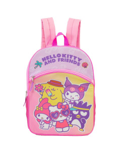 Mochila Sanrio Hello Kitty 16" + Botella de Agua + Stickers 2