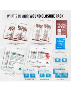 Kit de Cierre de Heridas EVERLIT | 4 Piezas Estériles 2