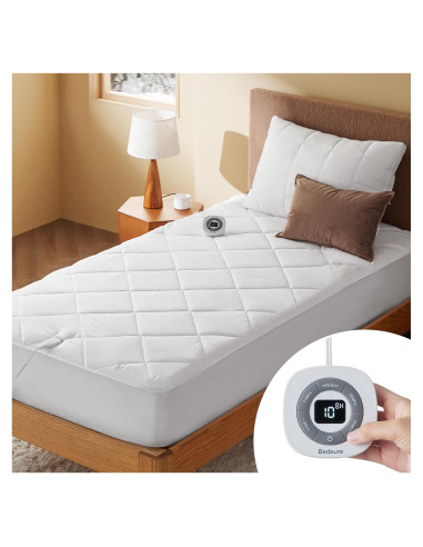 Almohadilla Térmica Doble Bedsure 99x191cm - 10 Niveles Calor